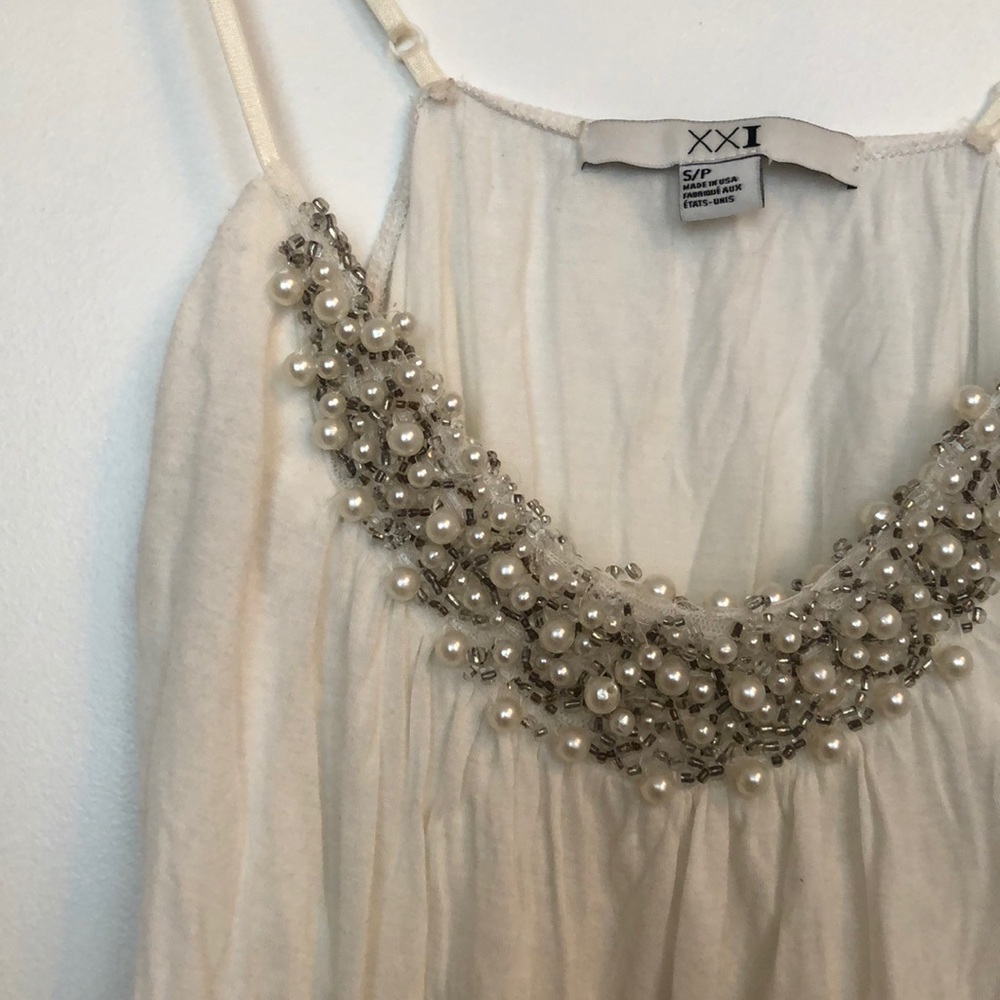 F21 White Cami - Picture 2 of 2